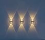 SE LED 150 ELARA BLACK OUTDOOR WALL LAMP 2*9W 3000K HOMELIGHTING 77-50678