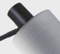 SE21-BL-22-SH2 ADEPT BLACK WALL LAMP GREY SHADE+ HOMELIGHTING 77-8320
