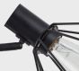 SE21-BL-52-GR2 ADEPT WALL LAMP Black Wall Lamp with Switcher and Black Metal Grid+ HOMELIGHTING 77-8382