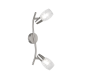 Σποτ Διπλό 2xE14 L39cm Nickel Mat Trio Lighting Colmar R80022007