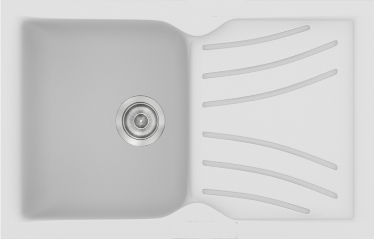 Sanitec Νεροχύτης 337 Classic 86×50 337-00-White