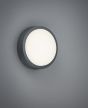 Επιτοίχια Πλαφονιέρα Ανθρακί 20cm Εξ. Χώρου IP54 LED 8,5w 3000K 850lm Trio Lighting Breg 227260142