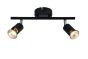 WLC 5215-2 ΒΚ ΣΠΟΤ ΡΑΓΑ 2/Φ ΜΑΥΡΟ 2ΧGU10 ARlight 0064207
