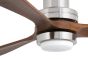 Ανεμιστήρας Οροφής Ø168,5 εκ. Τηλεχειριστήριο, Φως, 3 Πτερύγια Ξύλο Καφέ Σκούρο Faro Lantau G-Led Extra Large 33463 
