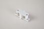 TRIO-SC-WH-3PH TRIO STRAIGHT CONNECTOR WHITE 3PHASE 3x3x8cm HOMELIGHTING 77-9112