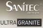 Νεροχύτης Κουζίνας Γρανίτης 116x50cm Ένθετος Eρμάριο 80cm 2 Γούρνες & Πoδιά Sanitec 801-36-Grafite