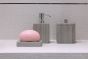 Q BATH Δοχείο Κρεμοσάπουνου από Μάρμαρο 150ml 9x6x16cm AWD02341534 AWD02341534