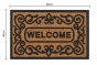 Πατάκι Εισόδου Rubber 40x60cm ''WELCOME'' 0002004 MRShome  DF-0002004
