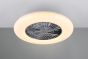Ανεμιστήρας Οροφής Χρωμέ 59cm Led 39,6w 3000-6500K 3900lm Trio Lighting Visby R62402106