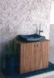 Νιπτήρας Πέτρινος Μαύρο  50*40*12cm Bati Stone Piring 