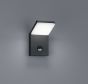 Επιτοίχιο Σποτ Εξ. Χώρου Sensor IP54 LED 8w 3000K 900lm Ανθρακί Trio Lighting Pearl 221169142