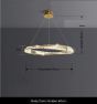 SE LED 60 OVELA ROSE GOLD Φ60cm 3CCT REMOTE CONTROL 2 YEARS WARRANTY HOMELIGHTING 77-51192