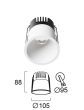 Χωνευτό Σποτ Λευκό D105 Dylan Viokef 4331500