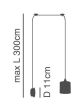 SE21-BL-B10-BL1W-SH3 ADEPT PENDANT Brown Fabric Wall Lamp+ HOMELIGHTING 77-9006