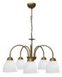 BELLA/5L-OVO GOLD MAT-WHITE ΠΟΛΥΦΩΤΟ ΚΡΕΜΑΣΤΟ Heronia 01-0453
