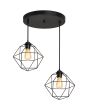 DM-03PENDEL 2/L BLACK ΚΡΕΜΑΣΤΟ ΑΝΙΣΟΠΕΔΟ ΠΟΛΥΓΩΝΟ ΜΕΤΑΛΛΙΚΟ Heronia 34-0377