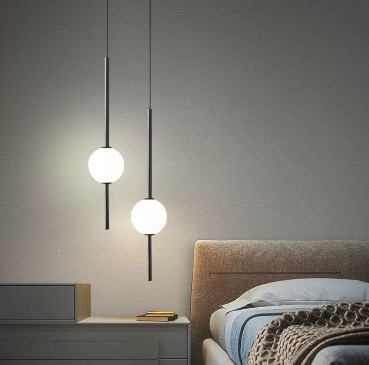 SE LED 12 AMALFI PENDANT BLACK 7W 3CCT 12x100cm IP20 220V 2 YEARS WARRANTY E3 HOMELIGHTING 77-50650