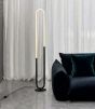 Φωτιστικό Επιδαπέδιο 17x Y135 εκ.Led 20w 3000K 1600lm Μαύρο-Ακρυλικό Viokef Girotondo 4250100