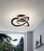 Φωτιστικό Πλαφονιέρα Οροφής Μαύρο 42cm LED 4000K 5500lm Eglo Rolimare 99395
