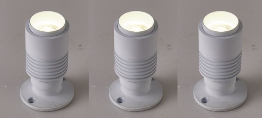 Σποτ Οροφής IP65 Άσπρο Ματ Movable & Zoomable SE-SPL-CMJ-WH-3K  LED 3 LIGHT 3x2w 3000K Homelighting  Joint  77-9260*3