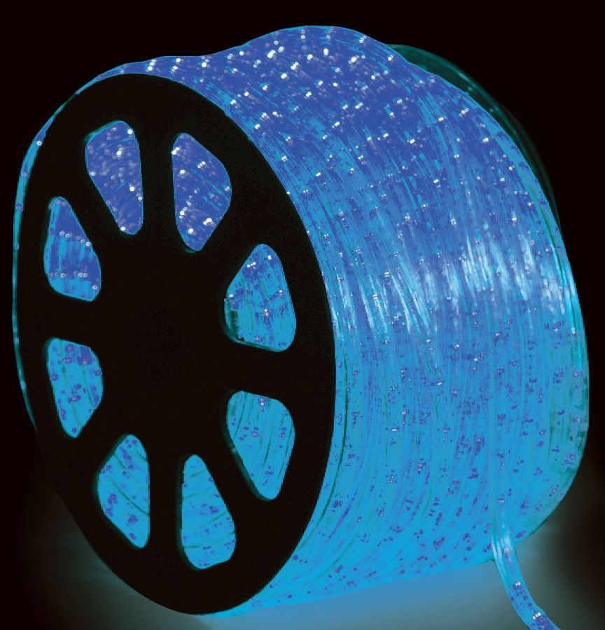 100 Μέτρα Led Φωτοσωλήνας Με Μπλέ Φωτισμό ,Ø12mm-2w,IP44 Lianos 60207