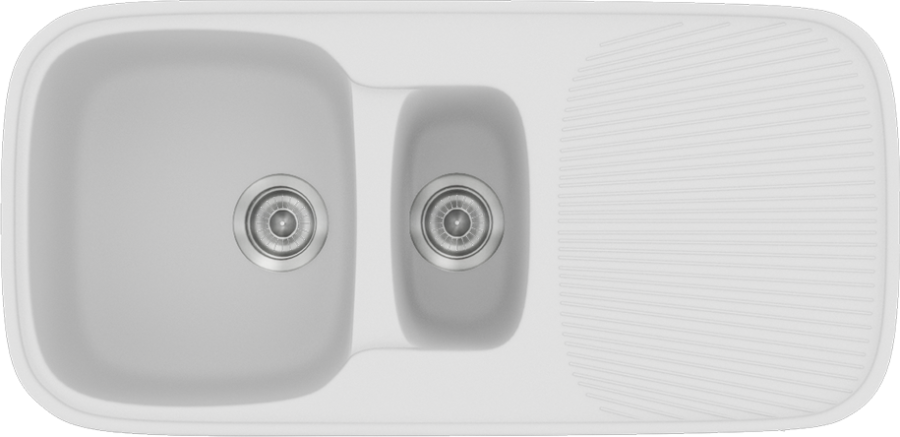 Sanitec Νεροχύτης 301 Classic 97×50 301-00-White
