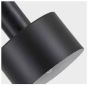 SE21-BL-4-BL3-MS1 ADEPT TUBE Black Pendant Black Metal Shade+ HOMELIGHTING 77-8542