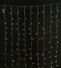 360Led Σταθερή Συμμετρική Κουρτίνα Ip44 Με Επέκταση 200 x 200(H)cm,Διάφανο Καλώδιο/Θερμό Λαμπάκι (Kelvin: 2.500 - 3.000) Lianos 60278