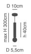 SE21-GM-5-BL1W ADEPT TUBE GOLD MATT Gold Matt Pendant+ HOMELIGHTING 77-8904
