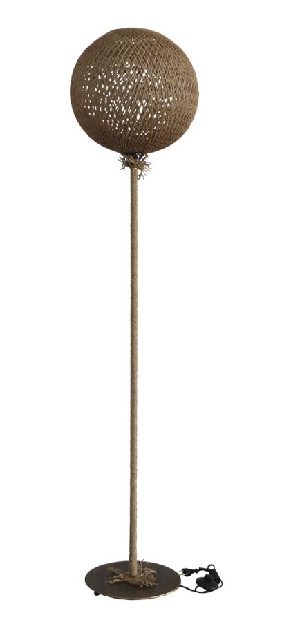 SILK-02 FLOOR LAMP ROPE NATUR-UT-BR Heronia 31-1161