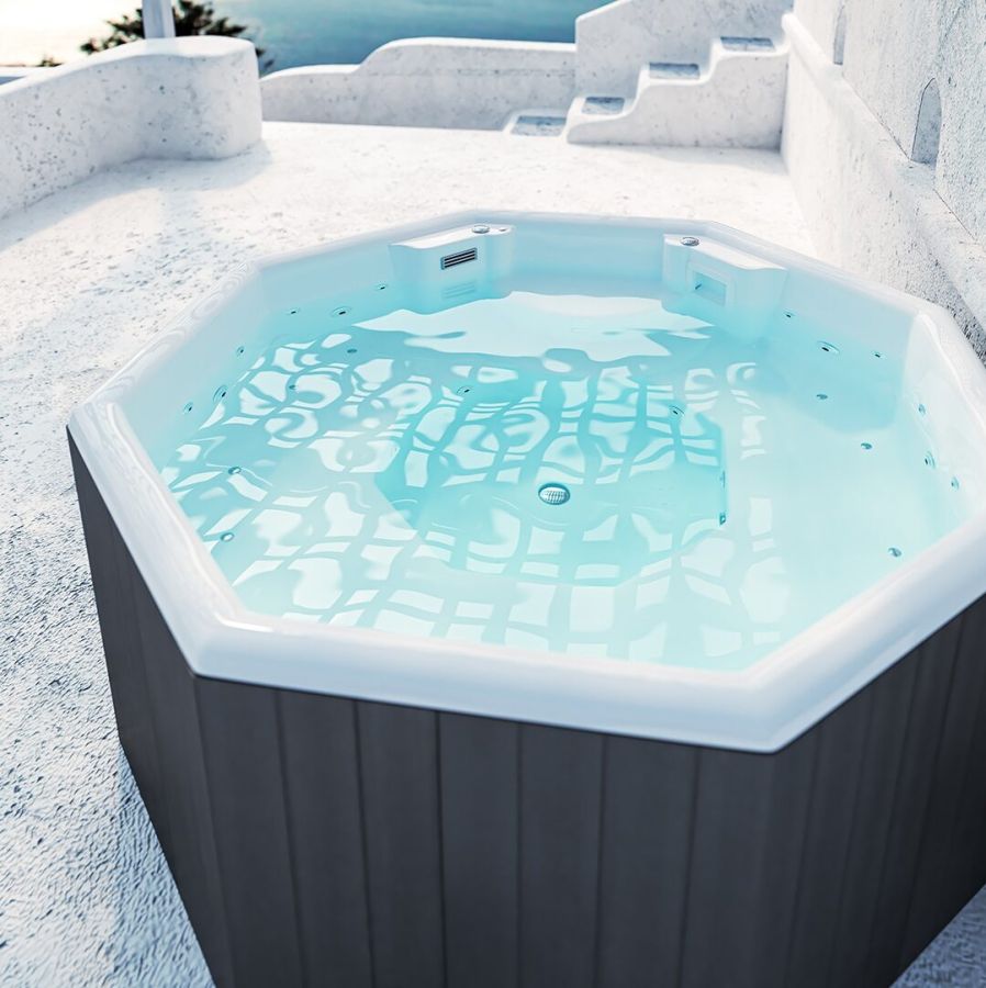 Sanitec SPA Medusa 4623-darkbrown-black-matte