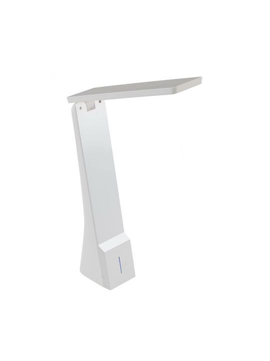 Επαναφορτιζόμενο USB Αναδιπλούμενο Φωτιστικό Γραφείου LED 170LM 3000-4000-6000K Λευκό Eglo La Seca 97044