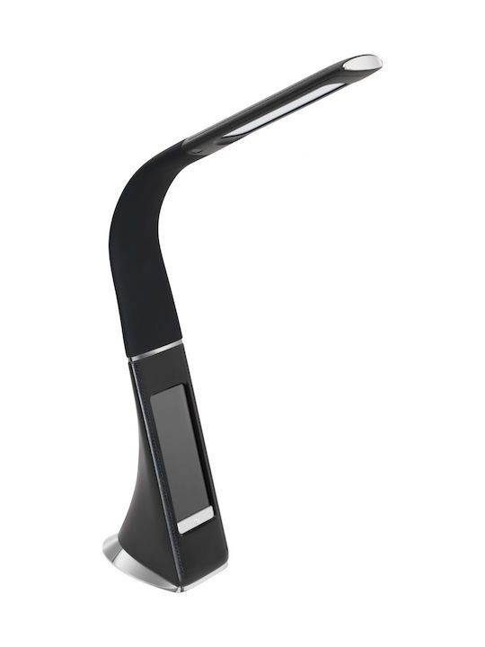 Επαναφορτιζόμενο Φωτιστικό Γραφείου Μαύρο με Εύκαμπτο Βραχίονα 5000K 430lm Ρυθμιζόμενο Touch Eglo Cognoli 97914