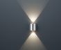 Φωτιστικό Επιτοίχιο 9x9cm Nickel Mat Up-Down Led 2x3,1w 3000K 2x310lm Trio Lighting Wales 225510207