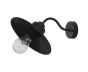 Φωτιστικό τοίχου / απλίκα AS-160AP 1L BLACK Heronia 31-0581