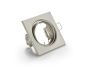 Σποτ Χωνευτό Νίκελ Ματ Τετράγωνο GU10 8x8cm Trio Lighting Jura 650000107