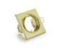 Σποτ Χωνευτό Brass Matt Τετράγωνο GU10 8x8cm Trio Lighting Jura 650000108
