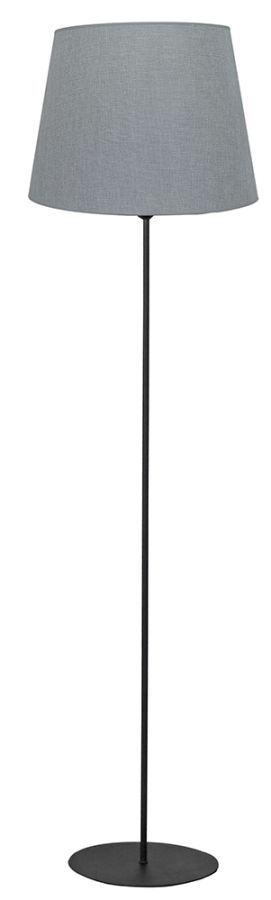 HFLB-04 ΚΩΝ.Φ35 FLOOR LAMP BLACK-ΓΚΡΙ ΔΑΠΕΔΟΥ ΜΕ ΑΜΠΑΖΟΥΡ Φ35 ΚΩΝΙΚΟ Heronia 14-0403