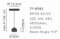 MF30-06-03 MAGNETIC FLEX Lightings Surface Mounted Black 1Γ3 HOMELIGHTING 77-8982