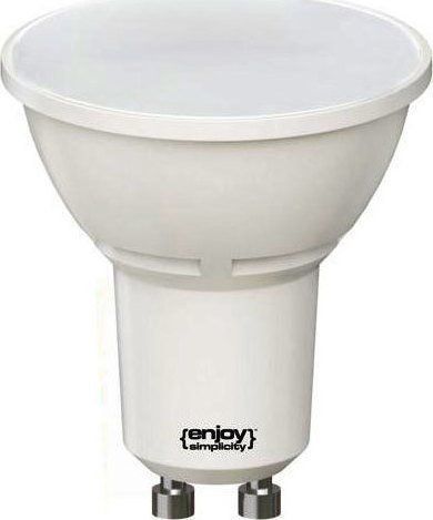 Λαμπτήρας Led GU10 3,6w (38w) 4000K, 250lm,110° Enjoy EL105104