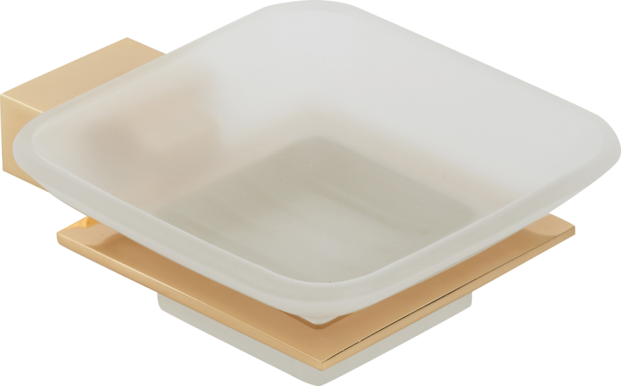 Σαπουνοθήκη Γυαλί Χρυσό Bronze Art Shelfy 10V1-20