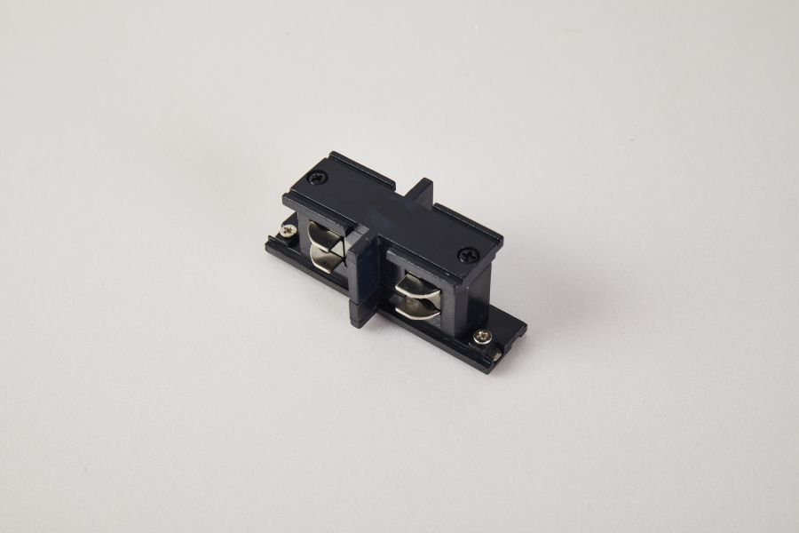 TRIO-SC-BL-3PH TRIO STRAIGHT CONNECTOR BLACK 3PHASE 3x3x8cm HOMELIGHTING 77-9111