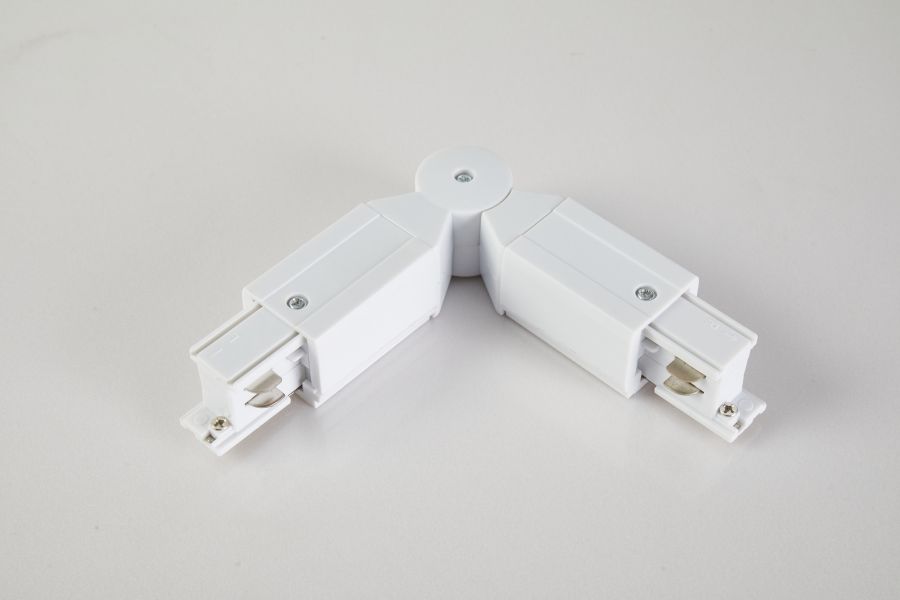 TRIO-AJC-WH-3PH TRIO AJDUSTABLE CONNECTOER WHITE 3PHASE 3.5x3.5x18cm HOMELIGHTING 77-9116
