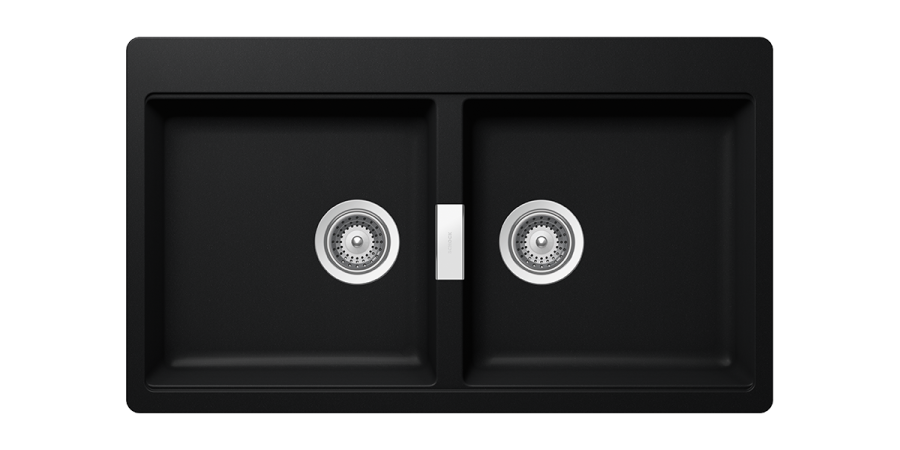 Νεροχύτης Ένθετος Ερμάριο 86 εκ.50 εκ.Γρανίτης Puro Schock Cristadur Mono 15295-1402