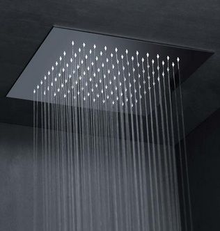 ΚΕΦΑΛΗ ΝΤΟΥΖ ΟΡΟΦΗΣ 36x36 cm DROP INOX XSOFRAINSC-110