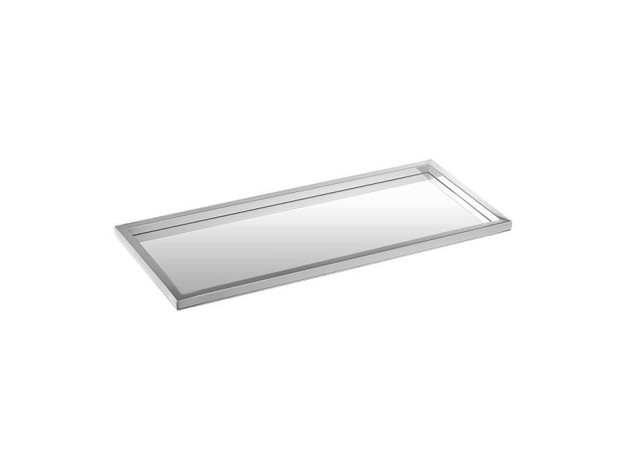 Δίσκος Πολλαπλών Χρήσεων Stand Amenities W30xD13xH1 cm Brass Chrome Sanco Hotel Amenities 0143-A03