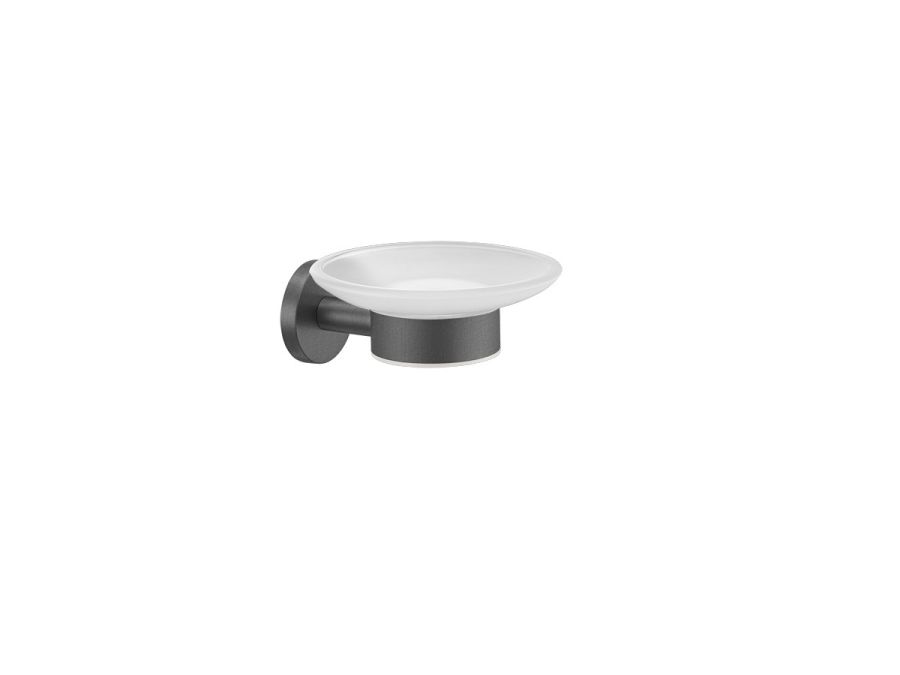 Σαπουνοθήκη Επίτοιχη Sanco Corner Graphite Dark 22702-122