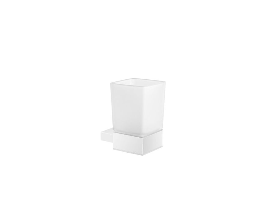 Πoτηροθήκη Επίτοιχη Sanco Minimal White Matt 24201-M101