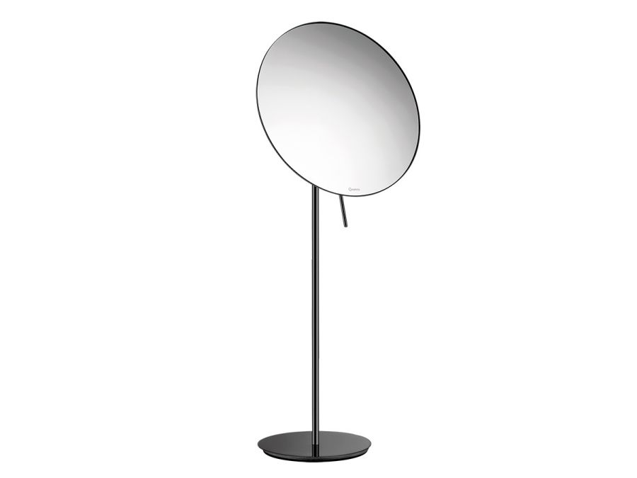 Επικαθήμενος Μεγεθυντικός Καθρέπτης x5 Ø25xH60 cm Gun Metal Sanco Cosmetic Mirrors MR-766-A23