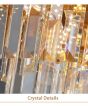 SE21-14-11 IMPERIAL CASCADE GOLD Φ60*42-120cm E14*11 2 YEARS WARRANTY HOMELIGHTING 77-51205
